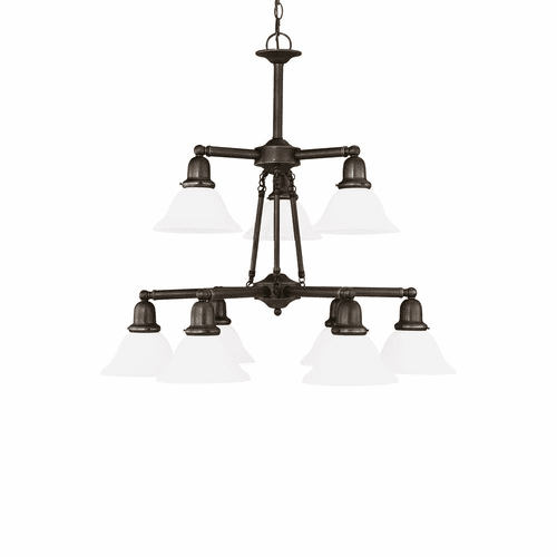 Sea Gull Sussex 9-LT Chandelier - Heirloom Bronze - 31062-782