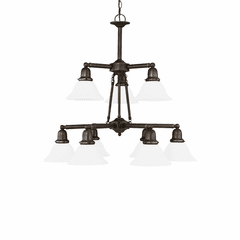 Sea Gull Sussex 9-LT Chandelier - Heirloom Bronze - 31062-782