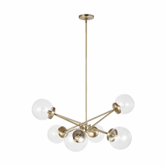 Sea Gull Tierney 6-LT Chandelier - Satin Brass - 3182706-848
