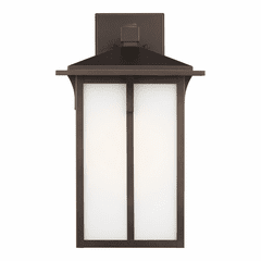 Sea Gull Tomek Large 1-LT Outdoor Wall Lantern - Bronze - 8752701-71