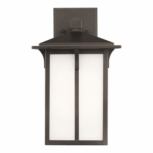 Sea Gull Tomek Medium 1-LT Outdoor Wall Lantern - Bronze - 8652701-71