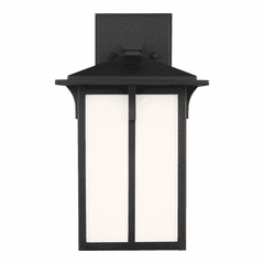 Sea Gull Tomek Small 1-LT Outdoor Wall Lantern - Black - 8552701-12 Sea Gull Tomek Small 1-LT Outdoor Wall Lantern - Black - 8552701-12
