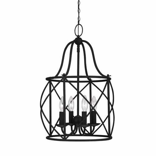 Sea Gull Turbinio 4-LT Hall/Foyer Light - Blacksmith - 5116404EN-839