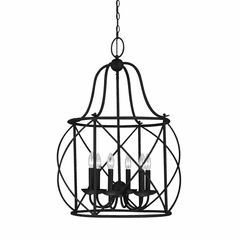 Sea Gull Turbinio 6-LT Hall/Foyer Light - Blacksmith - 5116406EN-839