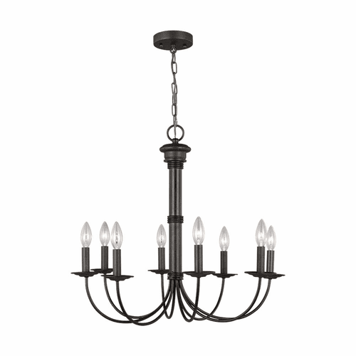 Sea Gull Tyler 8L Bronze Chandelier - Espresso - 3101708
