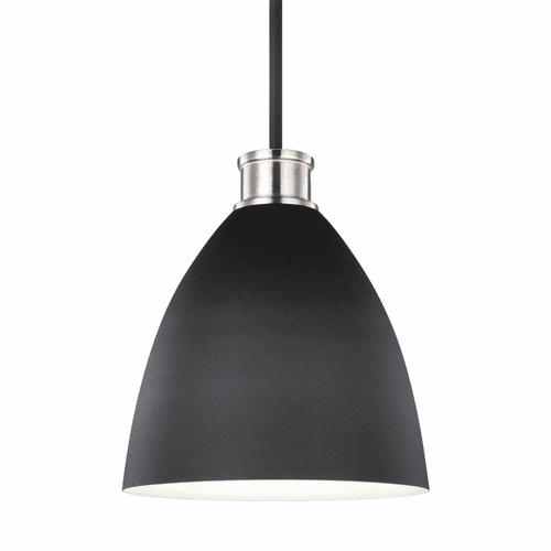 Sea Gull Varus One Light Pendant - Brushed Nickel - 6519901-962