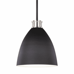 Sea Gull Varus One Light Pendant - Brushed Nickel - 6519901-962
