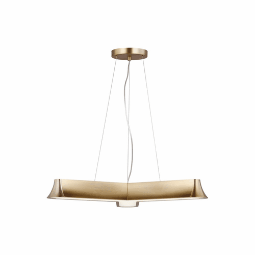 Sea Gull Vaughn 3-LT Bath Vanity - Satin Brass - 3001303-848