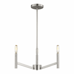 Sea Gull Vector 3-LT Chandelier - Brushed Nickel - 3124303-962