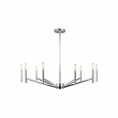 Sea Gull Vector 9-LT Chandelier - Chrome - 3124309-05