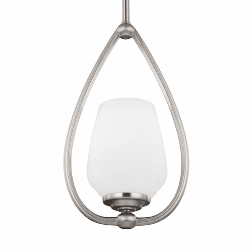 Sea Gull Vintner 1-LT Mini-Pendant - Satin Nickel - P1329SN