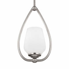 Sea Gull Vintner 1-LT Mini-Pendant - Satin Nickel - P1329SN Sea Gull Vintner 1-LT Mini-Pendant - Satin Nickel - P1329SN