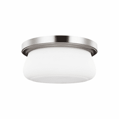 Sea Gull Vintner 2-LT Flush Mount - Satin Nickel - FM412SN