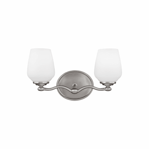 Sea Gull Vintner 2-LT Wall/Bath Light - Satin Nickel - VS20102SN
