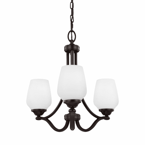 Sea Gull Vintner 3-LT Chandelier - Heritage Bronze - F2963/3HTBZ