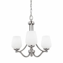 Sea Gull Vintner 3-LT Chandelier - Satin Nickel - F2963/3SN