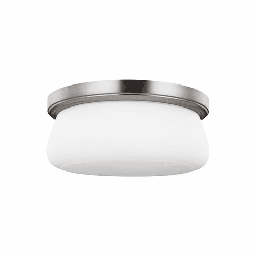 Sea Gull Vintner 3-LT Flush Mount - Satin Nickel - FM413SN