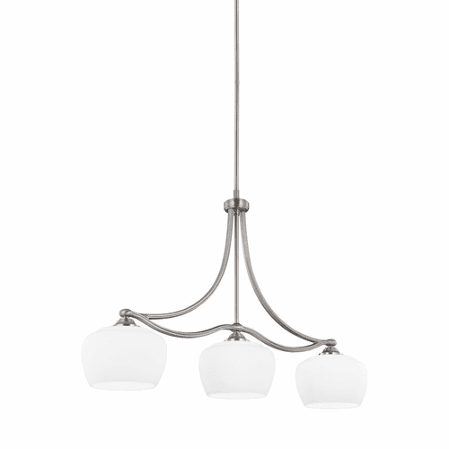 Sea Gull Vintner 3-LT Island Chandelier - Satin Nickel - F2965/3SN