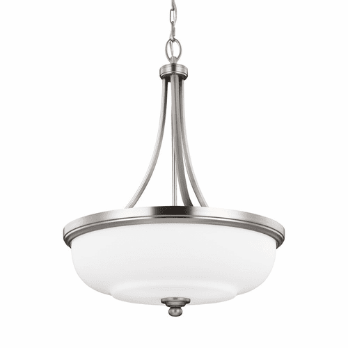 Sea Gull Vintner 3-LT Pendant - Satin Nickel - F2966/3SN
