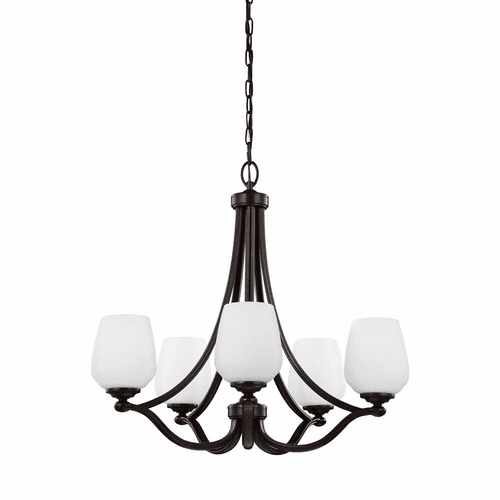 Sea Gull Vintner 5-LT Chandelier - Heritage Bronze - F2960/5HTBZ