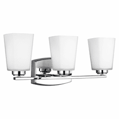 Sea Gull Waseca 3-LT Bath Vanity Light - Chrome - 4423003-05