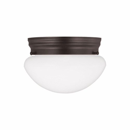 Sea Gull Webster 1-LT Ceiling Flush Mount - Bronze - 5326-710