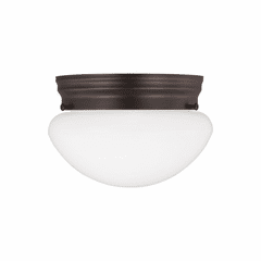 Sea Gull Webster 1-LT Ceiling Flush Mount - Bronze - 5326-710