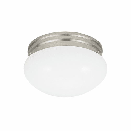 Sea Gull Webster 1-LT Ceiling Flush Mount - Brushed Nickel - 5326EN3-962