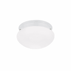 Sea Gull Webster 1-LT Ceiling Flush Mount - White - 5326-15 Sea Gull Webster 1-LT Ceiling Flush Mount - White - 5326-15