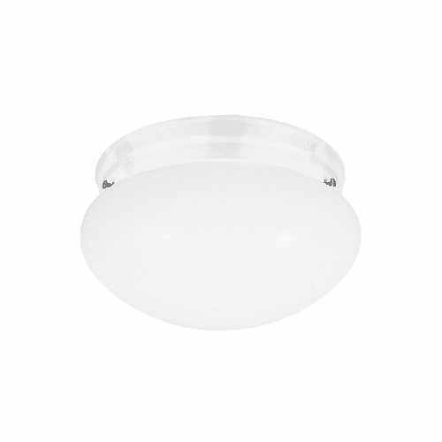 Sea Gull Webster 1-LT Ceiling Flush Mount - White - 5326EN3-15