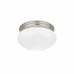 Sea Gull Webster 2-LT Ceiling Flush Mount - Brushed Nickel - 5328-962 Sea Gull Webster 2-LT Ceiling Flush Mount - Brushed Nickel - 5328-962