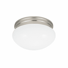 Sea Gull Webster 2-LT Ceiling Flush Mount - Brushed Nickel - 5328EN3-962 Sea Gull Webster 2-LT Ceiling Flush Mount - Brushed Nickel - 5328EN3-962