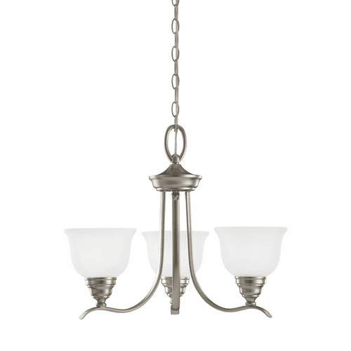 Sea Gull Wheaton 3-LT Chandelier - Brushed Nickel - 31625EN3-962
