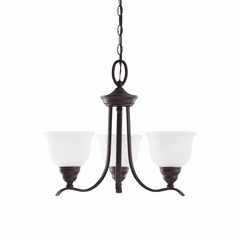 Sea Gull Wheaton 3-LT Chandelier - Heirloom Bronze - 31625-782