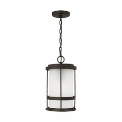 Sea Gull Wilburn 1-LT Outdoor Pendant Lantern - Bronze - 6290901-71 Sea Gull Wilburn 1-LT Outdoor Pendant Lantern - Bronze - 6290901-71