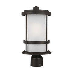 Sea Gull Wilburn 1-LT Outdoor Post Lantern - Bronze - 8290901-71 Sea Gull Wilburn 1-LT Outdoor Post Lantern - Bronze - 8290901-71