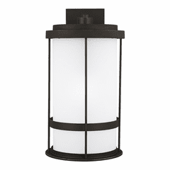 Sea Gull Wilburn Extra Large 1-LT Outdoor Wall Lantern - Bronze - 8890901DEN3-71