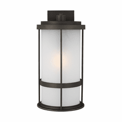 Sea Gull Wilburn Large 1-LT Outdoor Wall Lantern - Bronze - 8790901-71