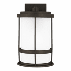 Sea Gull Wilburn Medium 1-LT Outdoor Wall Lantern - Bronze - 8690901D-71