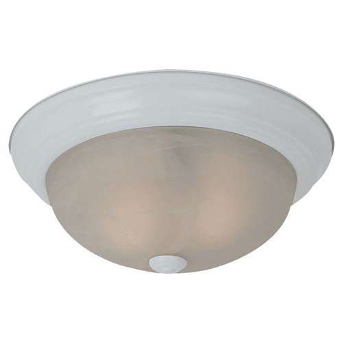 Sea Gull Windgate 1-LT Ceiling Flush Mount - White - 75940-15