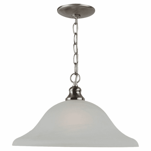 Sea Gull Windgate 1-LT Pendant - Brushed Nickel - 65940-962