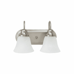 Sea Gull Windgate 2-LT Wall/Bath Light - Brushed Nickel - 44940EN3-962