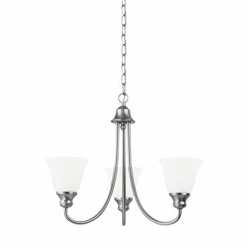 Sea Gull Windgate 3-LT Chandelier - Brushed Nickel - 35939-962