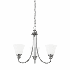 Sea Gull Windgate 3-LT Chandelier - Brushed Nickel - 35939-962