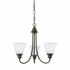 Sea Gull Windgate 3-LT Chandelier - Heirloom Bronze - 35939-782