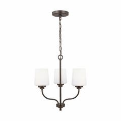 Sea Gull Windom 3-LT Chandelier - Bronze - 3102803-710