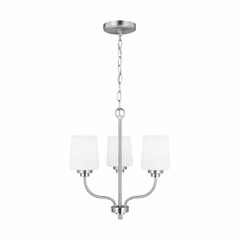 Sea Gull Windom 3-LT Chandelier - Brushed Nickel - 3102803-962