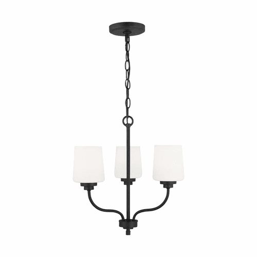 Sea Gull Windom 3-LT Chandelier - Midnight Black - 3102803-112