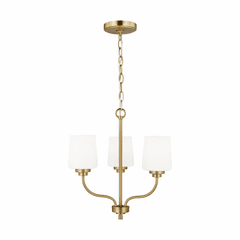 Sea Gull Windom 3-LT Chandelier - Satin Brass - 3102803-848