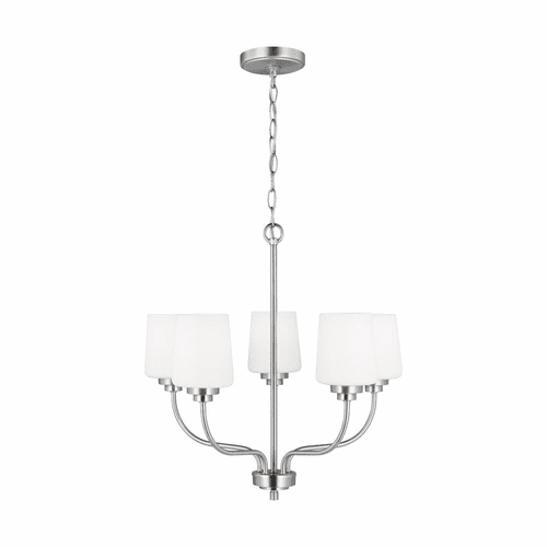Sea Gull Windom 5-LT Chandelier - Brushed Nickel - 3102805-962